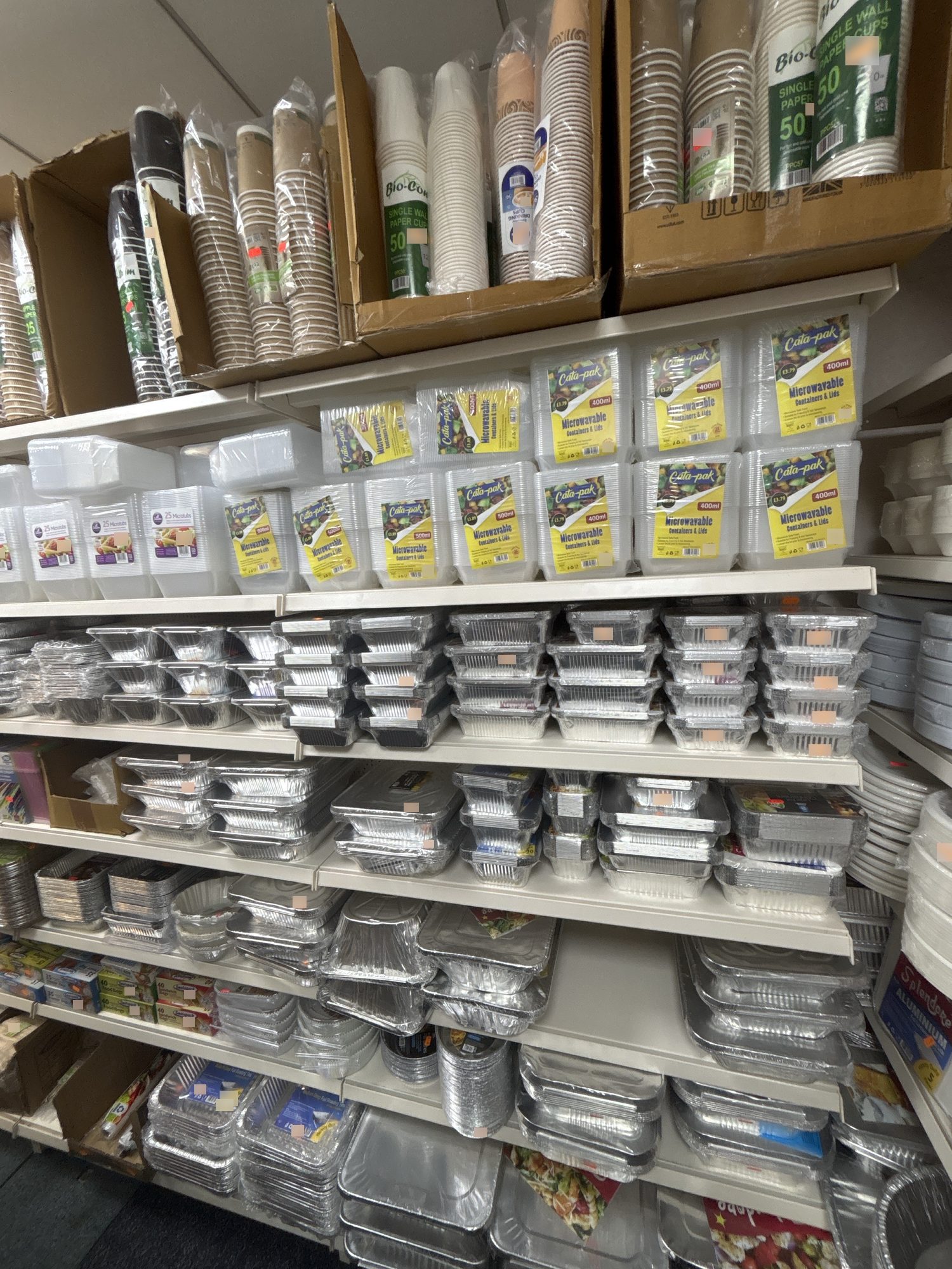 Takeaway packaging