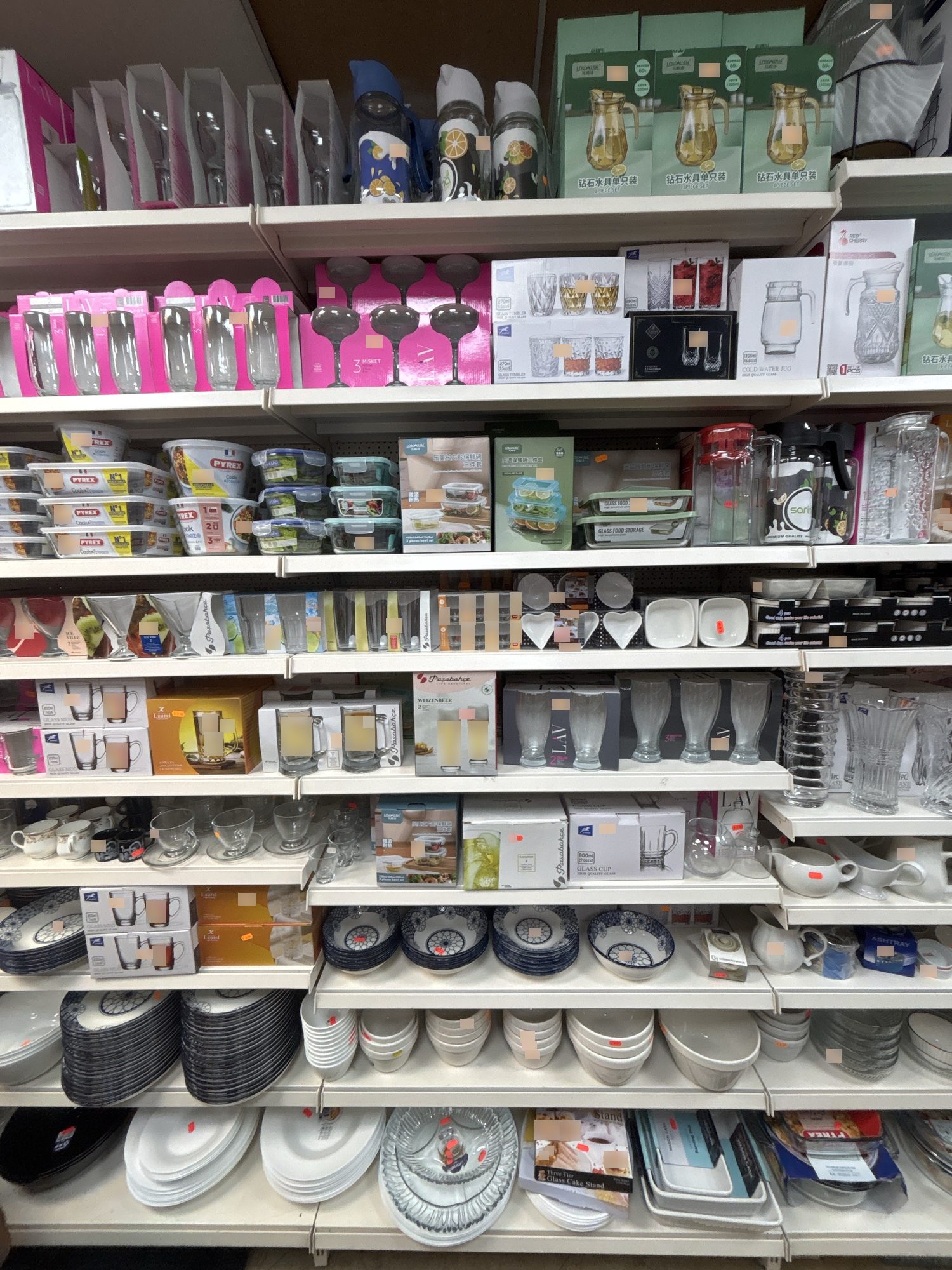 Glass food storage & jugs